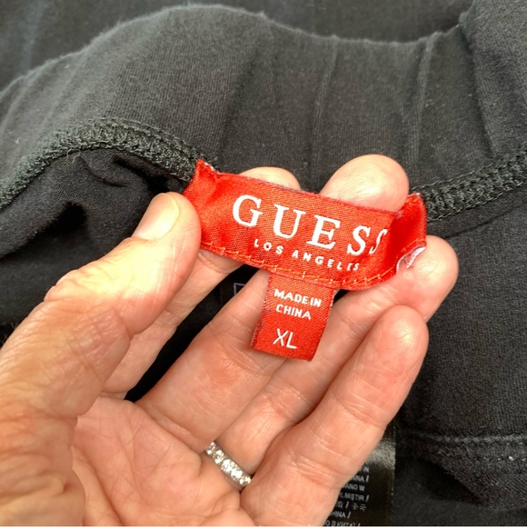 Guess Side Logo Black Leggings - Picture 11 of 11